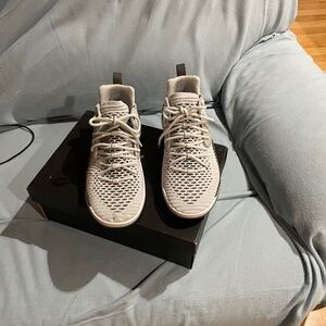 Jordan Gray Knit Sneakers